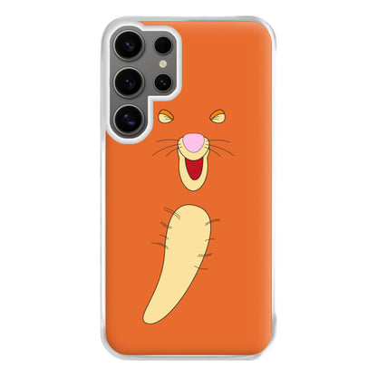 Faceless Bouncing Tiger Phone Case for Galaxy S24 Ultra