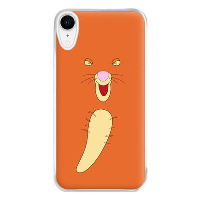 Faceless Bouncing Tiger Phone Case for iPhone XR