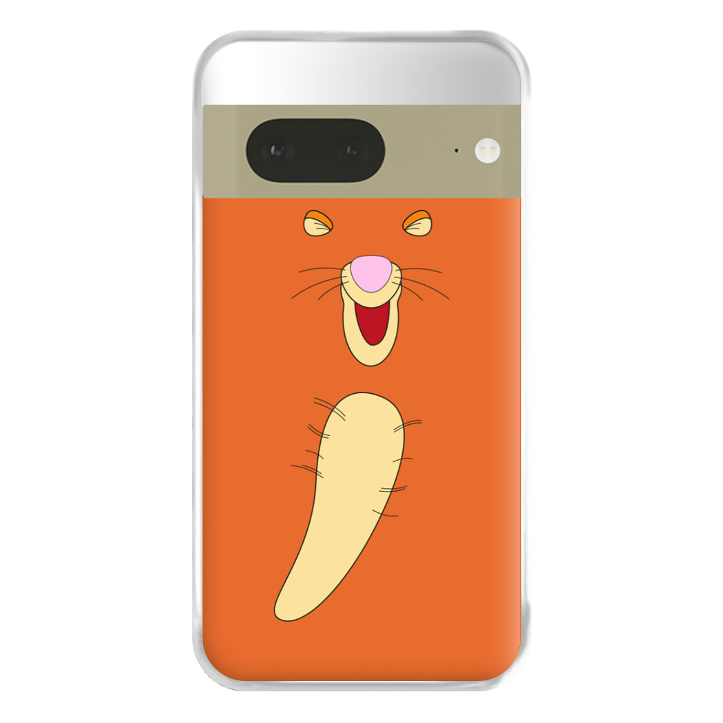 Faceless Bouncing Tiger Phone Case for Google Pixel 7a