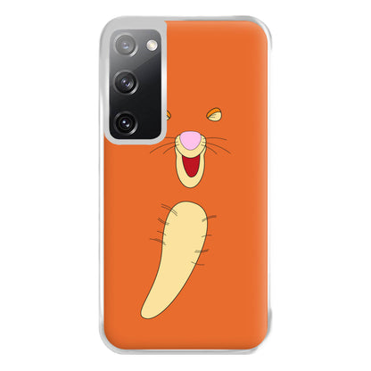 Faceless Bouncing Tiger Phone Case for Galaxy S20