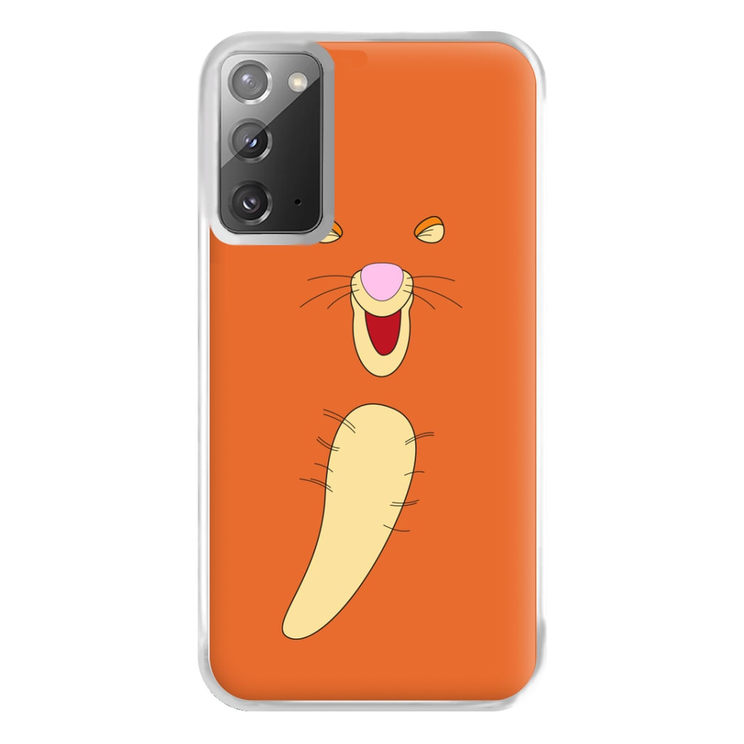 Faceless Bouncing Tiger Phone Case for Galaxy Note 20 Ultra