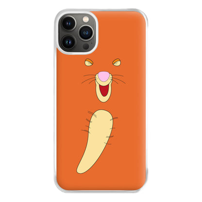 Faceless Bouncing Tiger Phone Case for iPhone 13