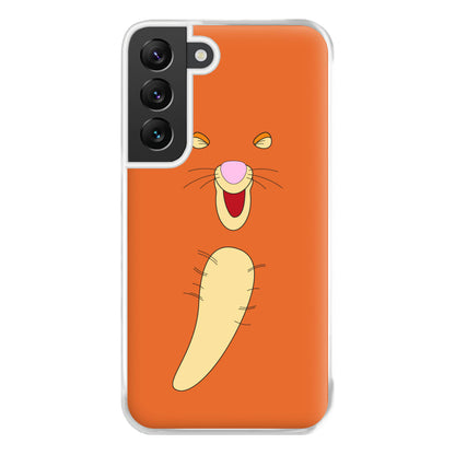 Faceless Bouncing Tiger Phone Case for Galaxy S22 Plus