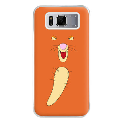 Faceless Bouncing Tiger Phone Case for Galaxy S8 Plus