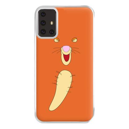 Faceless Bouncing Tiger Phone Case for Galaxy A71