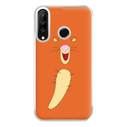 Faceless Bouncing Tiger Phone Case for Huawei P30 Lite