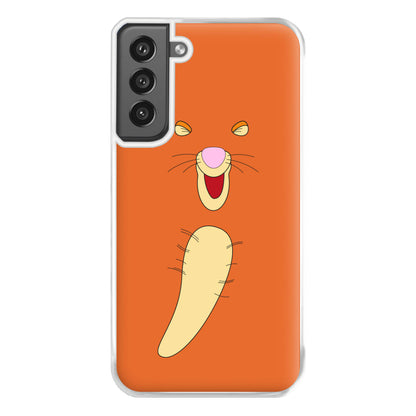 Faceless Bouncing Tiger Phone Case for Galaxy S21FE