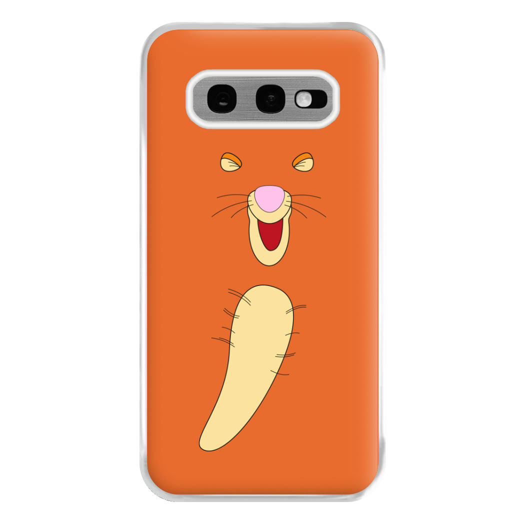 Faceless Bouncing Tiger Phone Case for Galaxy S10e