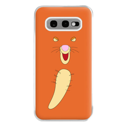 Faceless Bouncing Tiger Phone Case for Galaxy S10e