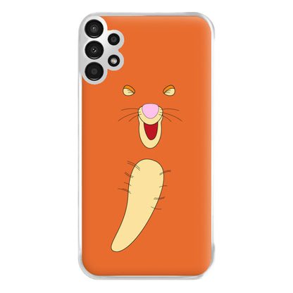 Faceless Bouncing Tiger Phone Case for Galaxy A13