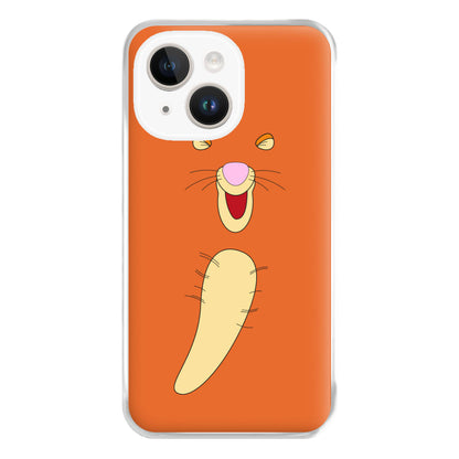 Faceless Bouncing Tiger Phone Case for iPhone 14 Plus