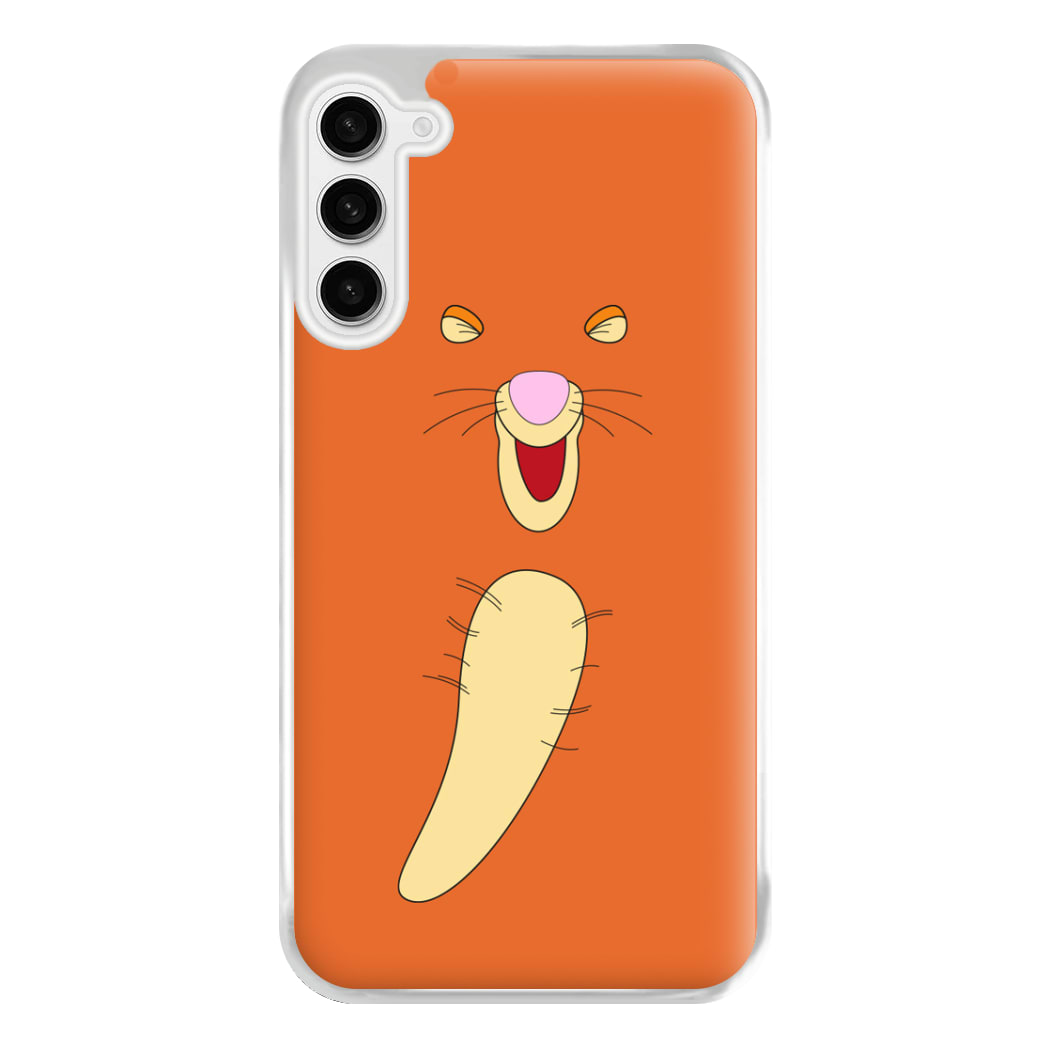 Faceless Bouncing Tiger Phone Case for Galaxy S23FE