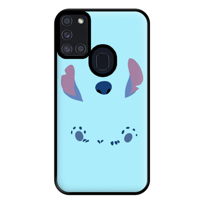 Alien Blue Phone Case for Galaxy A21s