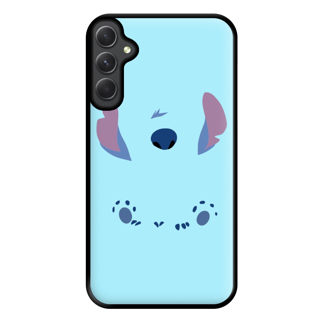 Alien Blue Phone Case for Galaxy A34