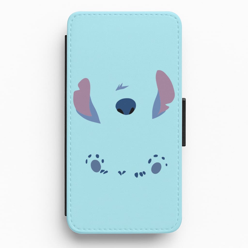 Alien Blue Flip / Wallet Phone Case