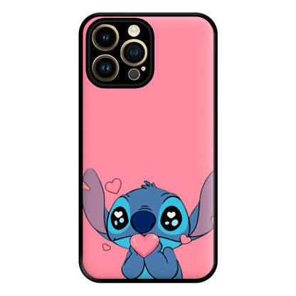 Cute Alien Blue Phone Case for iPhone 14 Pro Max