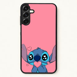 Cute Alien Blue Phone Case for Galaxy A37
