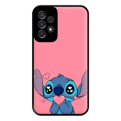 Cute Alien Blue Phone Case for Galaxy A53