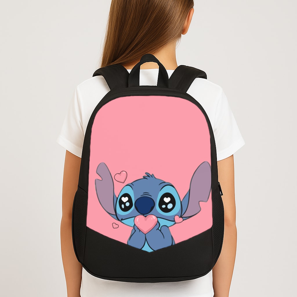 Cute Alien Blue Backpack