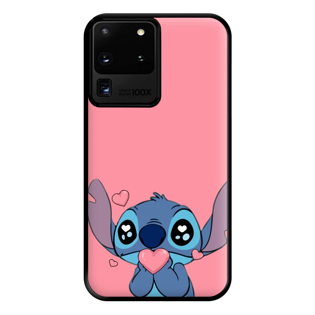 Cute Alien Blue Phone Case for Galaxy S20 Ultra