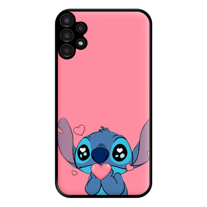 Cute Alien Blue Phone Case for Galaxy A13