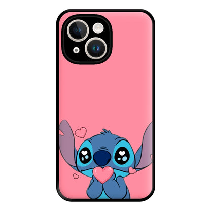 Cute Alien Blue Phone Case for iPhone 14 Plus