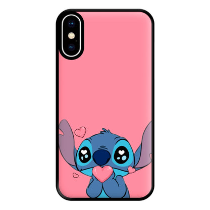 Cute Alien Blue Phone Case for iPhone XS Max