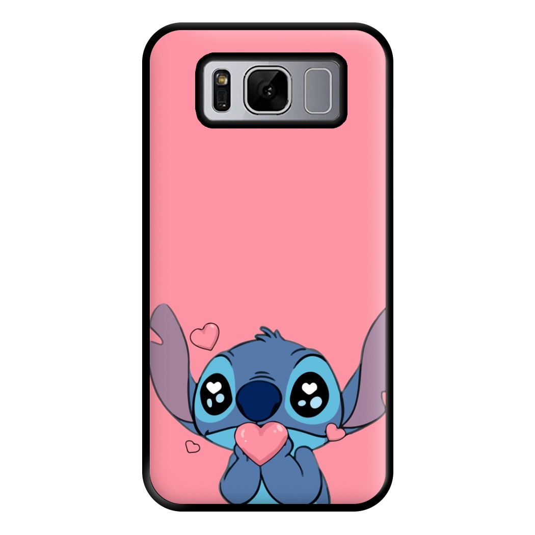 Cute Alien Blue Phone Case for Galaxy S8 Plus