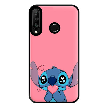 Cute Alien Blue Phone Case for Huawei P30 Lite