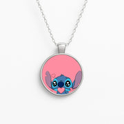 Cute Alien Blue Necklace 1