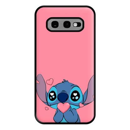 Cute Alien Blue Phone Case for Galaxy S10e