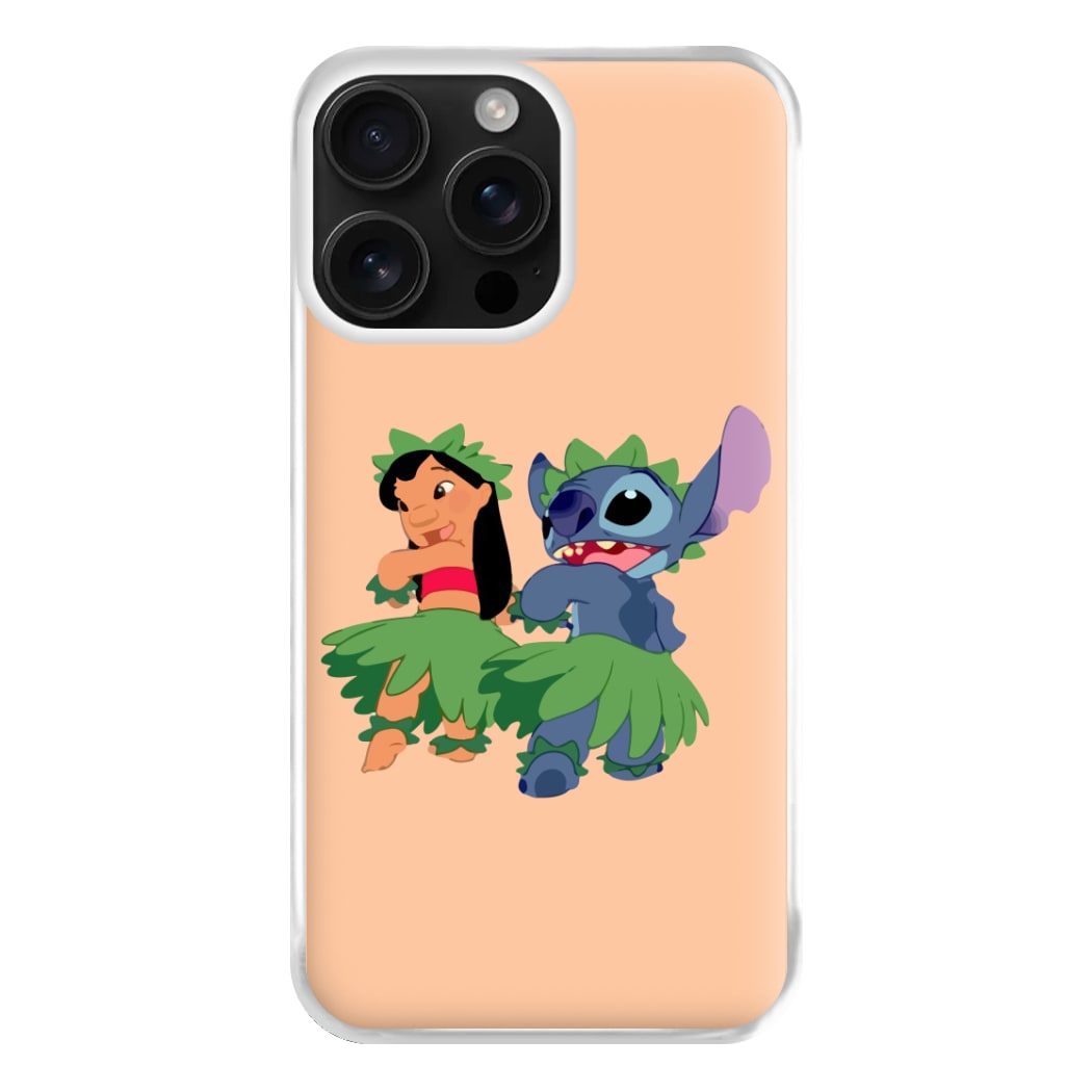 Lilo And Alien Blue Hoola Phone Case for iPhone 16 Pro Max