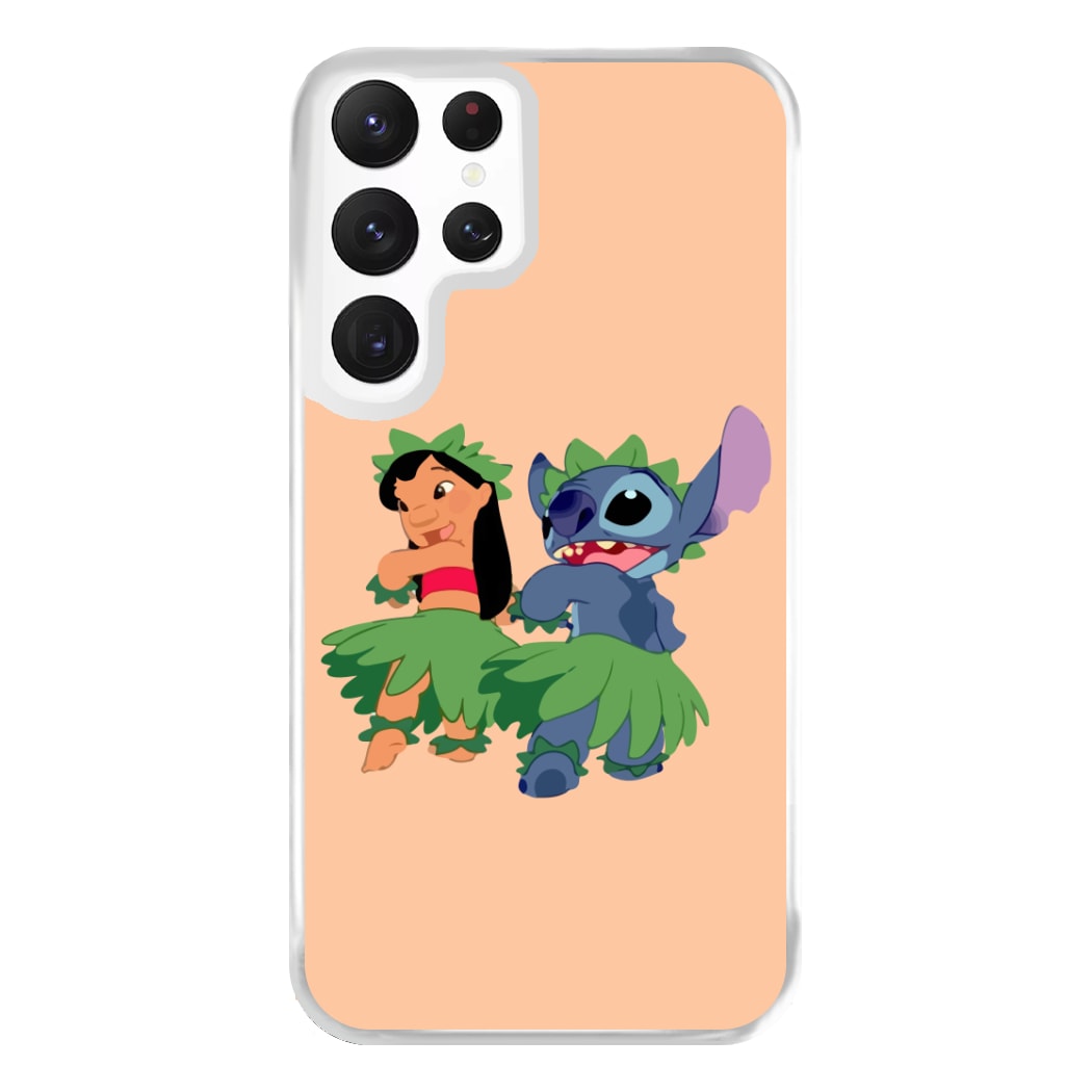 Lilo And Alien Blue Hoola Phone Case for Galaxy S22 Ultra