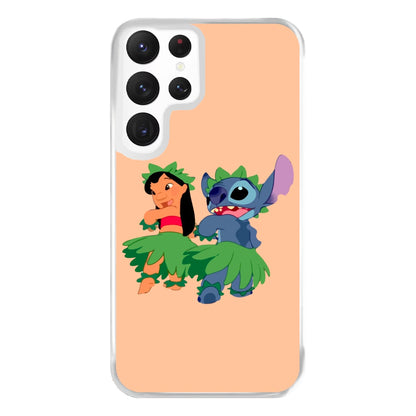 Lilo And Alien Blue Hoola Phone Case for Galaxy S22 Ultra