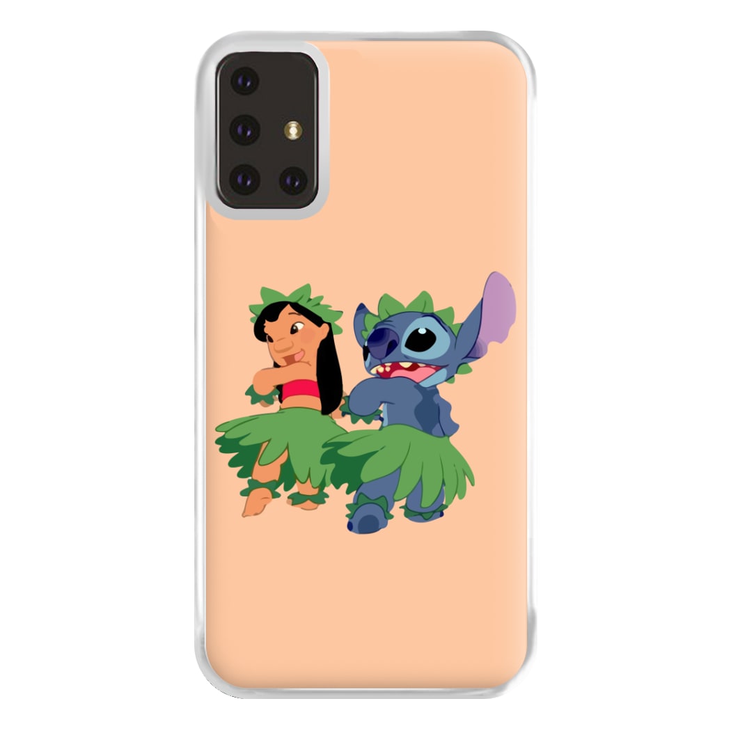 Lilo And Alien Blue Hoola Phone Case for Galaxy A71