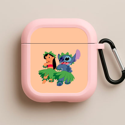 Lilo And Alien Blue Hoola Pink AirPods Case