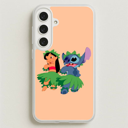 Lilo And Alien Blue Hoola Phone Case for Galaxy S25FE