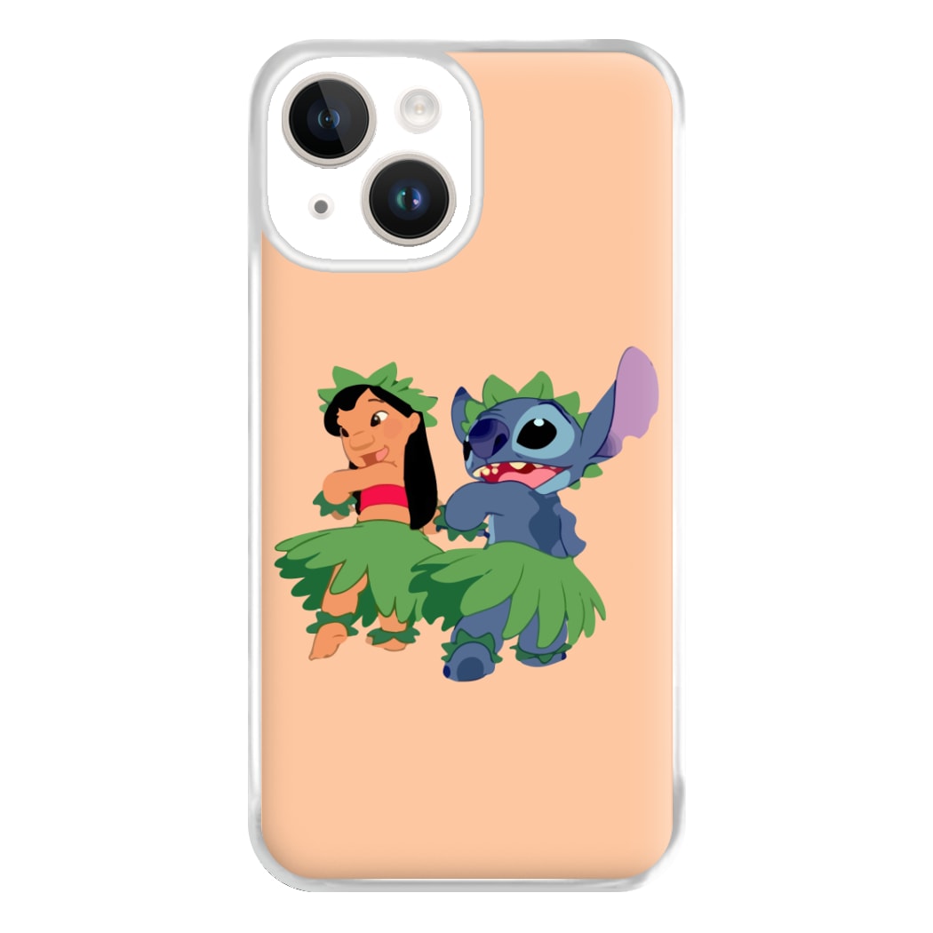 Lilo And Alien Blue Hoola Phone Case for iPhone 14