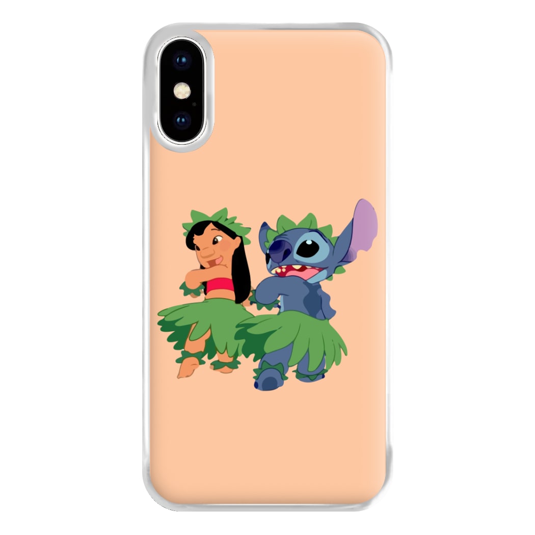 Lilo And Alien Blue Hoola Phone Case for iPhone XS Max