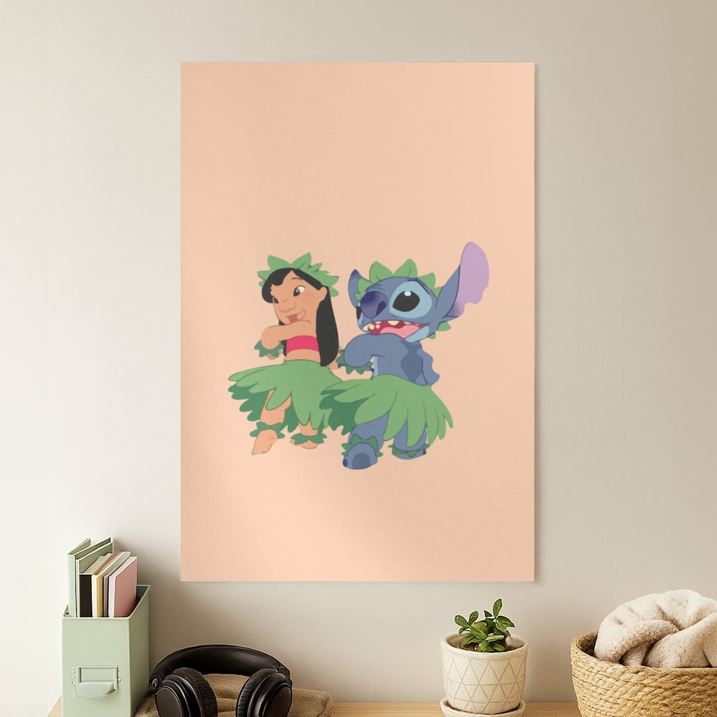 Lilo And Alien Blue Hoola Poster