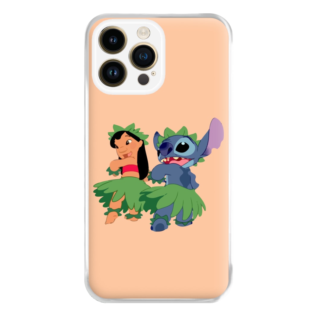 Lilo And Alien Blue Hoola Phone Case for iPhone 14 Pro Max