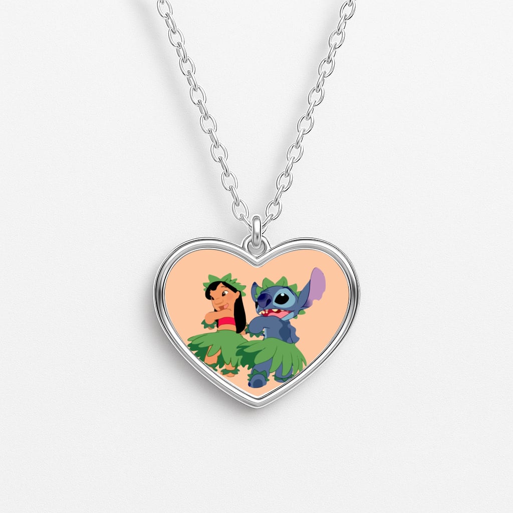 Lilo And Alien Blue Hoola Heart Necklace