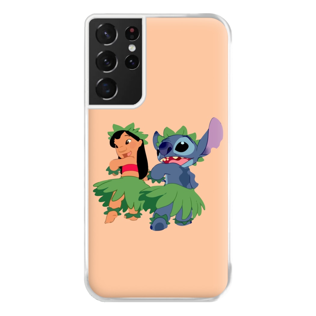 Lilo And Alien Blue Hoola Phone Case for Galaxy S21 Ultra