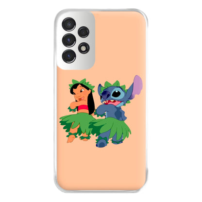 Lilo And Alien Blue Hoola Phone Case for Galaxy A53