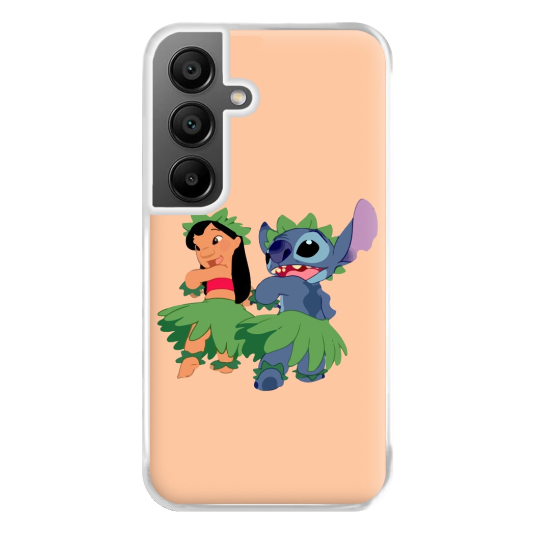 Lilo And Alien Blue Hoola Phone Case for Galaxy A55