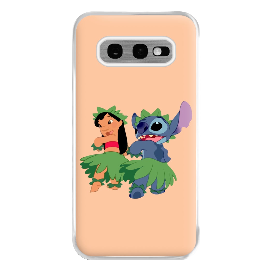 Lilo And Alien Blue Hoola Phone Case for Galaxy S10e