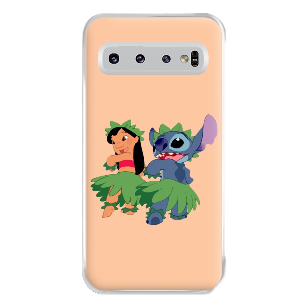 Lilo And Alien Blue Hoola Phone Case for Galaxy S10 Plus