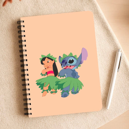Lilo And Alien Blue Hoola Notepad