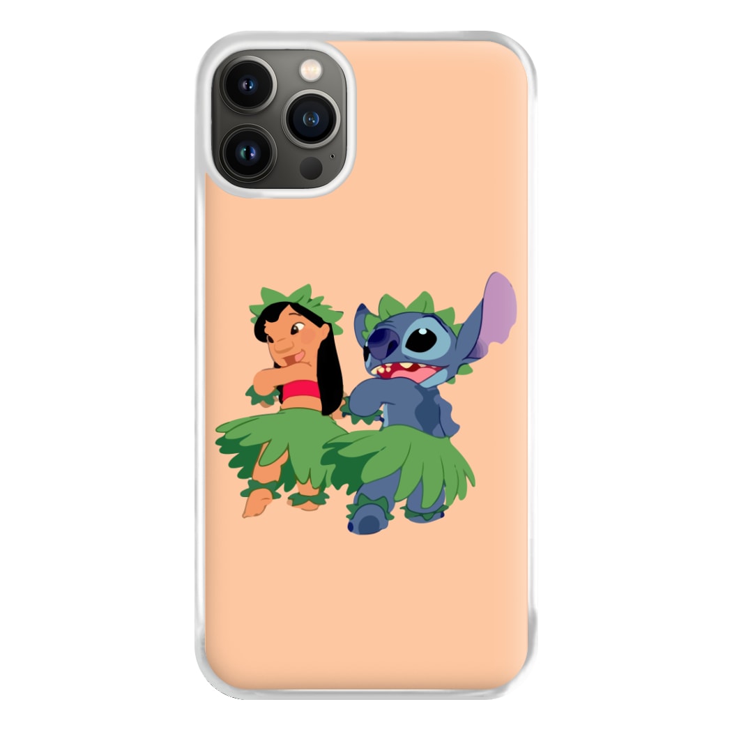 Lilo And Alien Blue Hoola Phone Case for iPhone 13