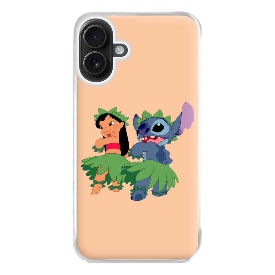 Lilo And Alien Blue Hoola Phone Case for iPhone 16 Plus